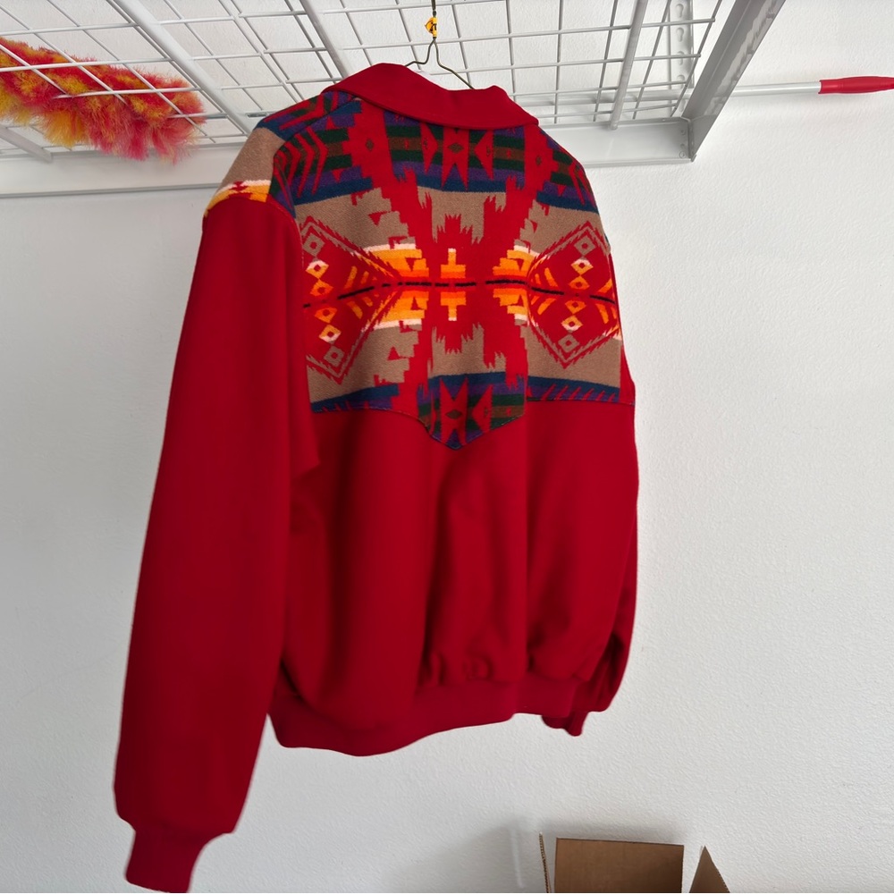 Pendleton Red Wool Western Wear Jacket - image 3
